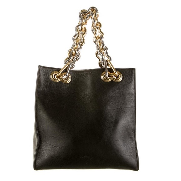 Balenciaga Handbags - BALENCIAGA Leather Multi-Chain Tote